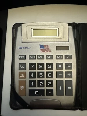 Big Display 2009 Electronic Calculator 8-Digits Large Numbers NEEDS BATTERY - Image 1 of 4