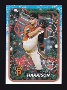 2024 Topps Holiday #H175 KYLE HARRISON RC San Francisco Giants ROOKIE CARD - Picture 1 of 2