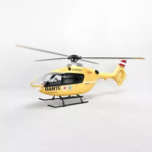 Roban 450 Size RTF EC135 Yellow Red Tail RC Helicopter 4 blades X2 Model - Picture 1 of 8
