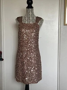 NWT BCBG MAXAZRIA SEQUIN TIE BACK DRESS SIZE Small NEVER WORN - Picture 1 of 5