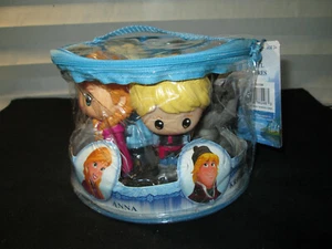 Disney Frozen 5 Vinyl Figuren, Reißverschluss Halter, 5" Neu - Bild 1 von 4