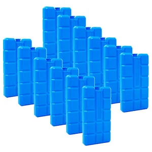 Kühlakku 12er Set Kühl Akkus 200ml blaue Kühlelemente für die Kühltasche Kühlbox - Bild 1 von 7