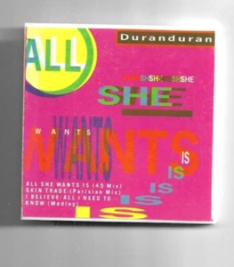Duran Duran - All She Wants Is - Scarce 1988 USA 3 track 3" CD - Picture 1 of 2