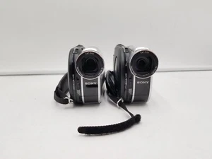 LOT OF (2)  Sony Handycam Hybrid 40X DCR-DVD610  UNTESTED -FOR PARTS- - Picture 1 of 9