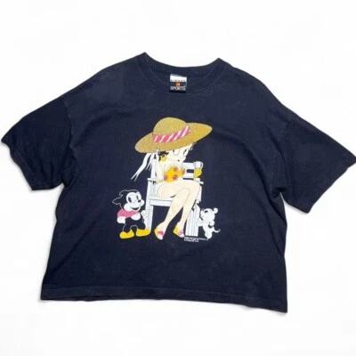 Vintage Single Stitch 1993 Betty Boop Tee MV Sports One Size Fits All - Image 1 of 4