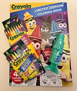 Crayola Limited Edition 8 Retired Colors Crayons, Pencils, Book and Sharpener - Picture 1 of 8