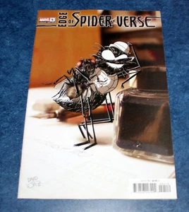 EDGE OF SPIDER-VERSE #5 1:25 David López SPOILER variante 1a impresión MARVEL CASI NUEVO - Imagen 1 de 1