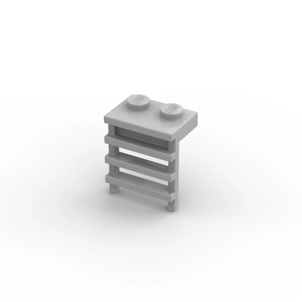 Lego 4x Leiter 1x2 2x2 ladder 4175 hellgrau light bluish gray - Bild 1 von 1