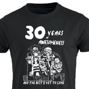 30 Jahre Awesomeness T-Shirt 30. Geburtstag Geschenke für Ihn Geschenk für Frauen TShirt - Bild 1 von 18