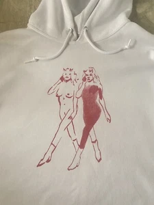 T-REX GLOBAL SICKO RARE VINTAGE HYPE DEVIL GIRLS HOODIE - Picture 1 of 3