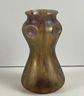 5 1/8" Antique Bohemian Glass Vase - Czech Art Glass - Kralik Production Ca 1900