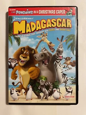 Madagascar 2005 DVD DreamWorks Animation Family/Kids Movie Used-Very Good!! - Image 1 of 4