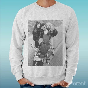 Felpa Man Light Sweater Light Grey " Johnny Depp Vintage Movie " - Picture 1 of 1