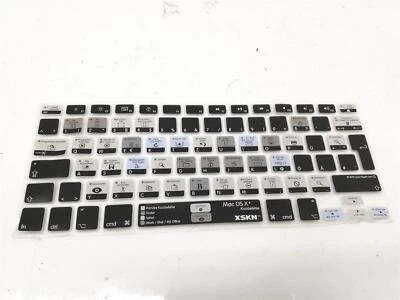 XSKN Hotkeys Tastatur keyboard Schutz MacOS X Shortcuts Apple MacBook Pro Air  - Bild 1 von 4
