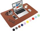  Large Waterproof Mouse Pad Leather Desk Pad Protector, Non-Slip Desk Mat
