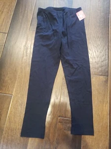 Girls Black Knit Pants Leggings Size XL Or 16 New K Khaki - Picture 1 of 4