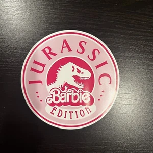 Jurassic Edition 2023 Come On Barbie Let’s Go Magnet - 4.5 Inch DIA - Park World - Picture 1 of 3