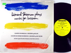 CRYSTAL 1977 LUKE & WELCHER Leonard Sharrow Works for Bassoon SHRINK S-852 - Imagen 1 de 3