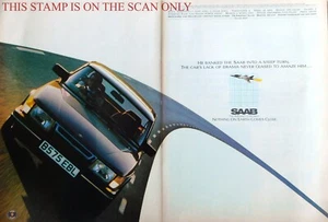 SAAB '900i' Motor Car ADVERT (2) Original Vintage 1985 Print Ad -220 - Picture 1 of 1