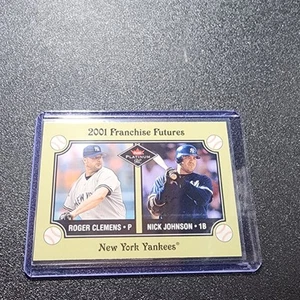 2001 Fleer Franchise Futures Roger Clemens/Nick Johnson 470 - Picture 1 of 2