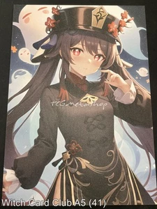 41 tableros Hu Tao Genshin Impact Witch Card Club Waifu A5 - Imagen 1 de 4