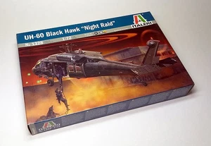 ITALERI 1328 Helicopter Model 1/72 UH-60 Black Hawk Night Raid Scale Hobby T1328 - Picture 1 of 2