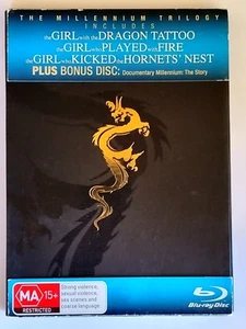 The Girl with the Dragon Tattoo/Played with Fire/Hornets Nest Blu-Ray - Picture 1 of 9