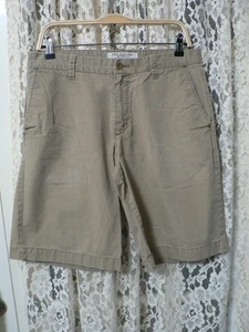 *OLD NAVY SURPLUS HERREN 32 (32x11) KHAKI SHORTS-10" RISE-WEATHERED-COTTON-VGC - Bild 1 von 8