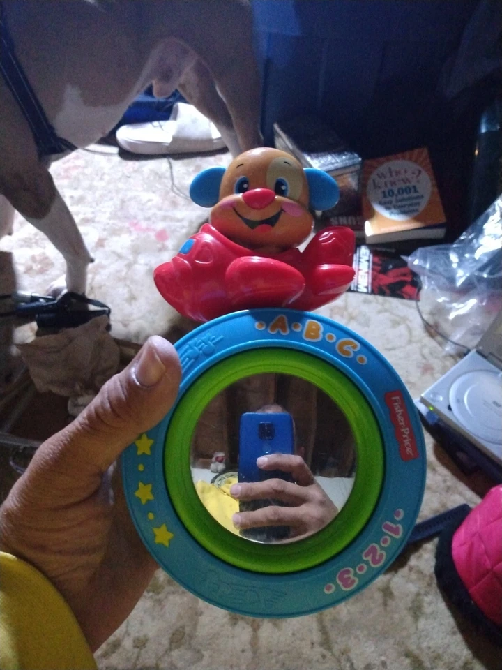 Fisher Price Laugh & Learn Crawl Along Ball ABC 123 Musical Airplane Childs Toy - Image 1 of 4