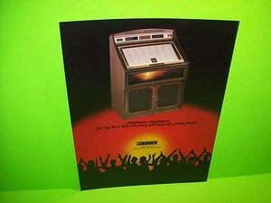Rowe RI-5 160 Originale 1982 NOS Jukebox Fonografo Musica Promo Vendite Volantino - Foto 1 di 2