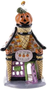 Blue Sky Clayworks "I Scream Parlour" Halloween Tea Light Candle Holder New - Picture 1 of 1