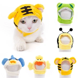 Pet Puppy Cat Dog Hat Cute Animals Shape Cap Headwear Cosplay Prop Costume Fun Ⓐ - Picture 1 of 27