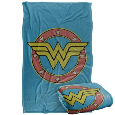 Manta Wonder Woman Circle con tacto sedoso súper suave Foto 1 de 4