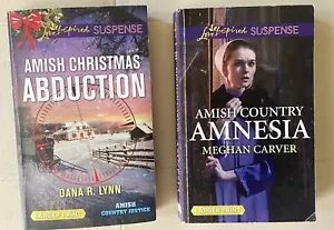 Amish Country Amnesia By M. Carver & Amish Christmas Abduction By D Lynn 2 Books - Picture 1 of 8
