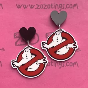 Ghostbusters Stud Earrings - Picture 1 of 1