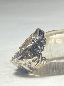 Bear Ring spoon band sterling silver women girls - Picture 1 of 7