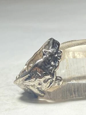 Bear Ring spoon band sterling silver women girls - Image 1 of 4