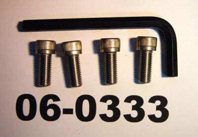 Norton Commando 750 & 850, STAINLESS STEEL, Handlebar Mounting Bolt KIT, 06-0333 - Image 1 of 4