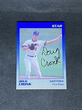Doug Cronk 1989 Star Gastonia Rangers #5 Auto Autographed Signed Baseball Card