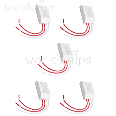5x 20-60W 220V To AC12V LED Halogen Lamp Light Electronic Transformer Adapter US - Image 1 of 4
