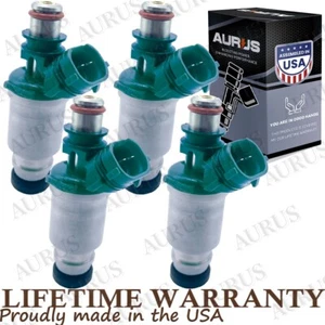 4 inyectores de combustible OEM AURUS NUEVOS para Toyota 23250-74100 23209-74100 195500-5580 I4 - Imagen 1 de 7