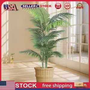 Faux Areca Palm Plant Palm Tree for Indoor Outdoor Home Office Garden Decoration - Picture 1 of 17