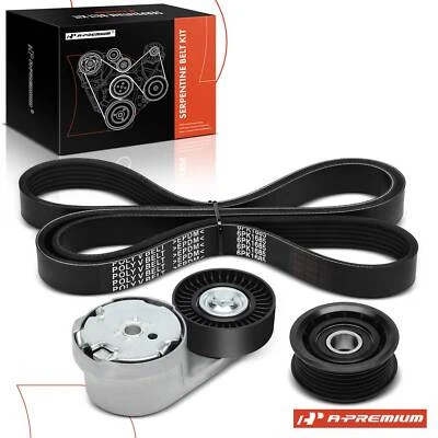 Kit de 3 componentes de transmisión por correa Serpentine para Jeep Grand Cherokee Dodge 2016-2022 Foto 1 de 4