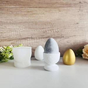 Stampo per calcestruzzo gesso porta uova creativo fai da te tazza uova silicone stampo per colata - Foto 1 di 9