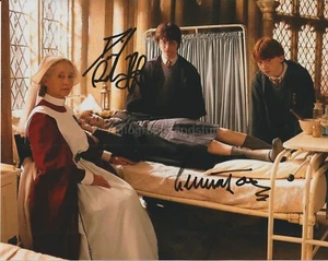 Daniel Radcliffe & Gemma Jones Hand Signed 8x10 Photo, Autograph, Harry Potter - Picture 1 of 2