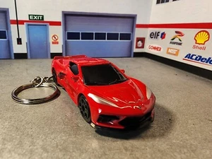 2020 Chevrolet Corvette Stingray Keychain, C8 Corvette Keychain - Picture 1 of 5