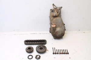 2000 Polaris Xpedition 425 ATV OEM 3086256 Reduction Cover with Gears and Chain - Picture 1 of 9