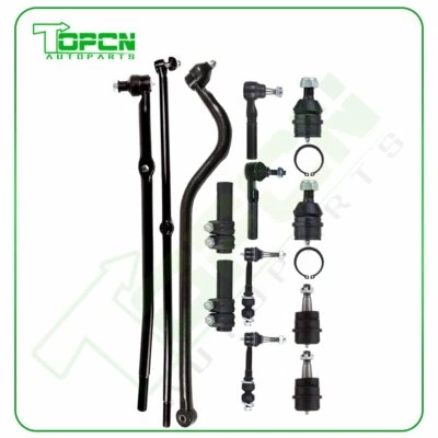 For 2000-2001 Dodge Ram 1500 13pc New Complete Front Tie Rod Suspension Kit Foto 1 de 4