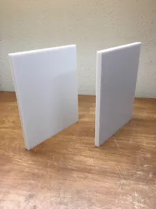 Cameo White Corian - 8 x 10 x 1/2" 2 pieces great for lithophanes Solid Surface - Picture 1 of 17