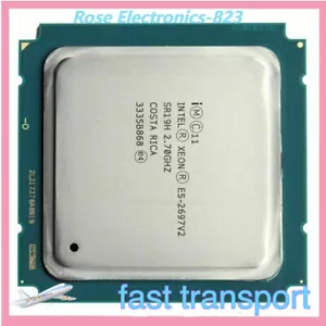 E5-2697 V2 Intel Xeon 2.70 GHz SR19H 12 Cores 24 Threads LGA2011 CPU Processor - Picture 1 of 2